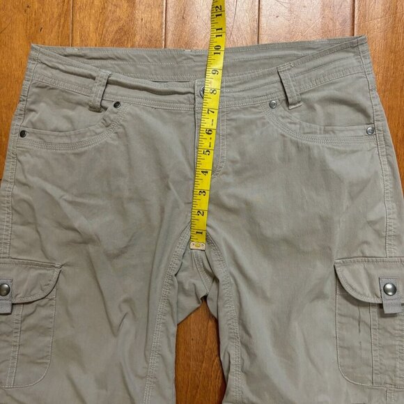 KUHL Women Splash Bermuda Cargo Shorts Sz 10 Khaki Stretch Comfort Outdoor - Picture 14 of 15
